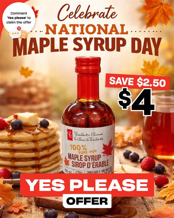 Celebrate National Maple Syrup Day!
