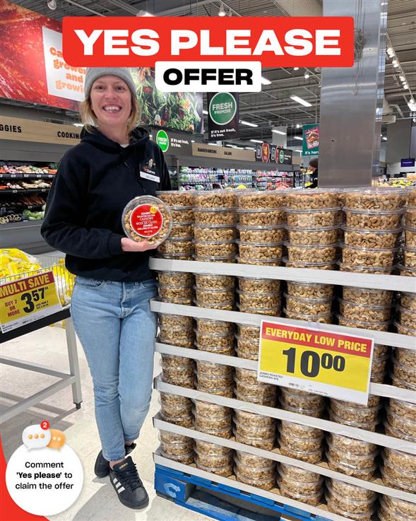 Jumbo Roasted Salted Cashews