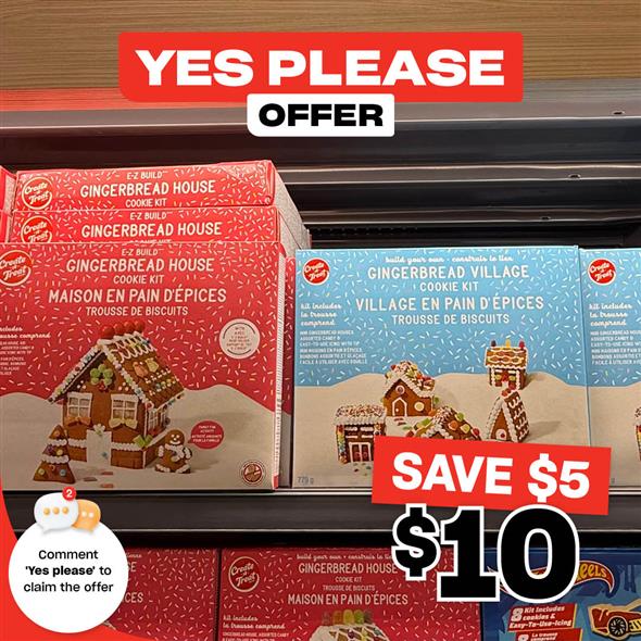 Gingerbread House Cookie Kit