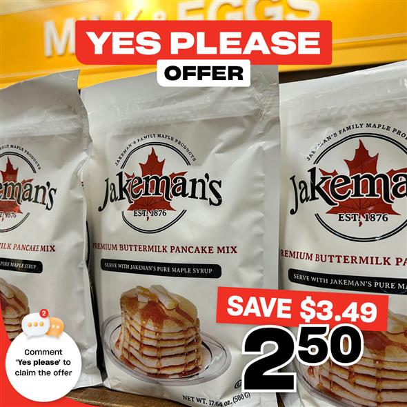 Jakemans Premium Pancake Mix