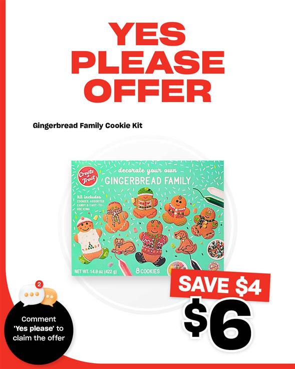 Gingerbread Family Cookie Kit