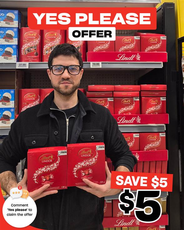 Lindt Milk Chocolate Box 108G