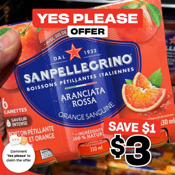 Sanpellergrino 6 X 330ml