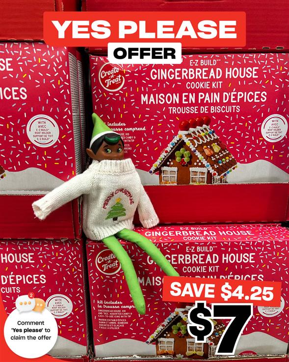 E-Z Build Gingerbread House Cookie Kit