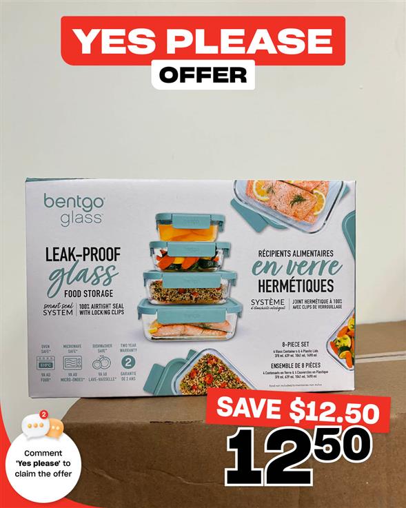 Bentgo Glass Leakproof Storage