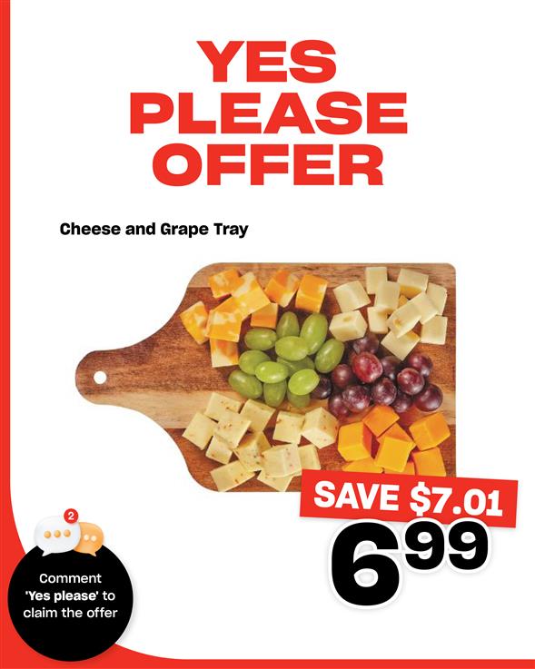 Cheese and Grape Tray