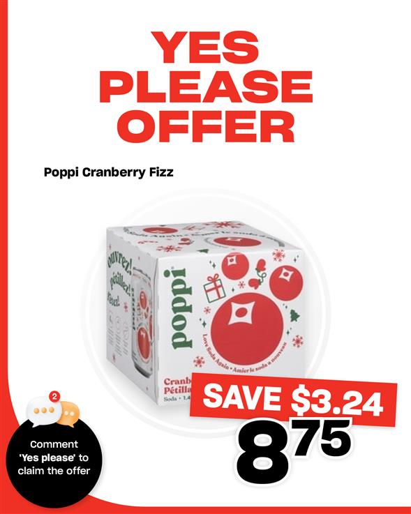 Poppi Cranberry Fizz