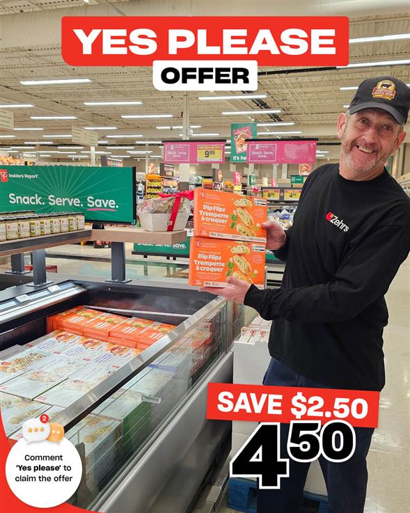 PC Spinach and Parmesan Dip Flips