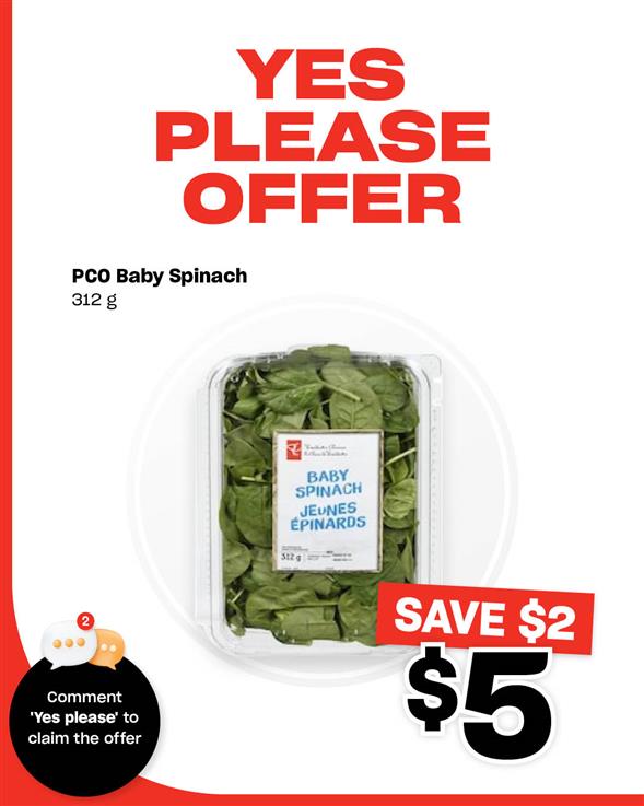 PCO Baby Spinach 312G