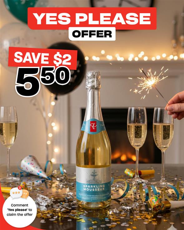 PC Sparkling Non-Alcoholic Wine