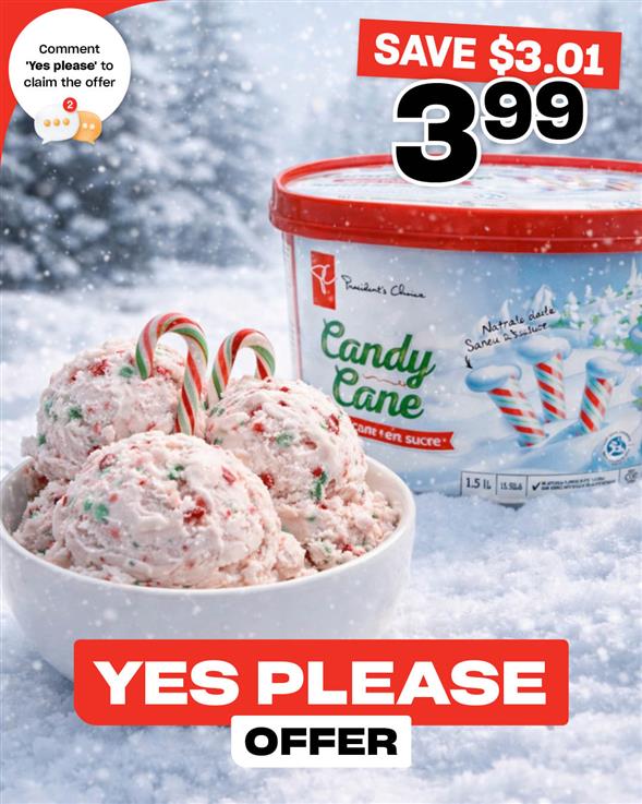 PC Candy Cane Ice Cream
