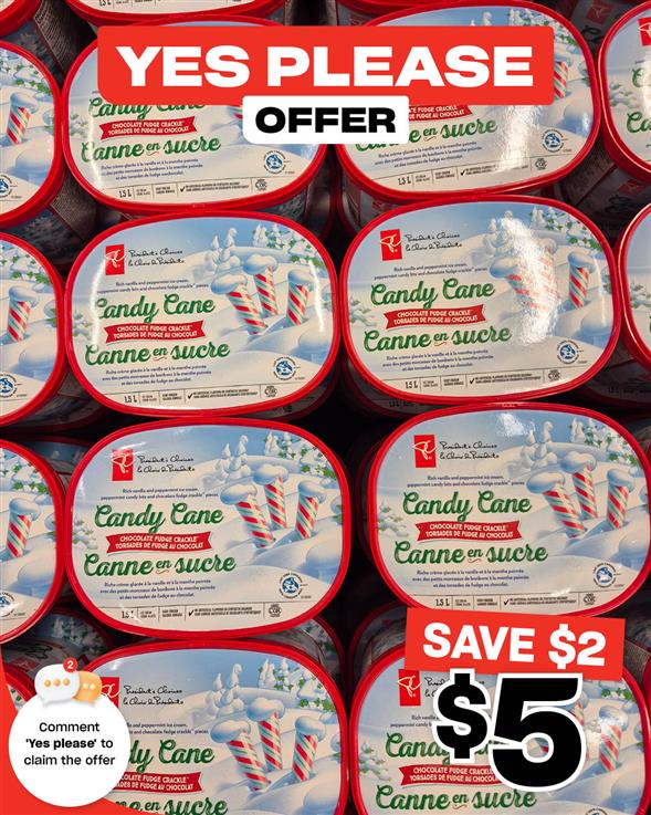 A Crowd Favourite! PC Candy Cane Icecream