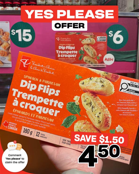 PC Spinach & Parm Puff Pastry