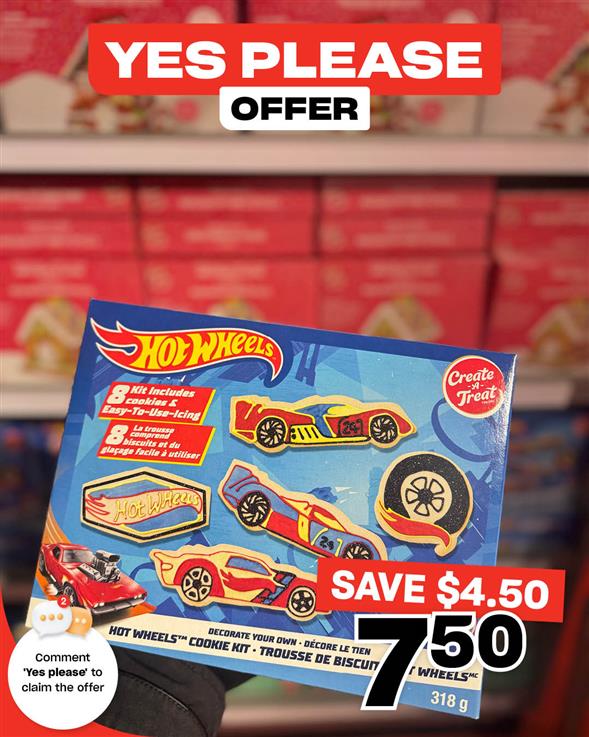Hot Wheels Cookies Kit