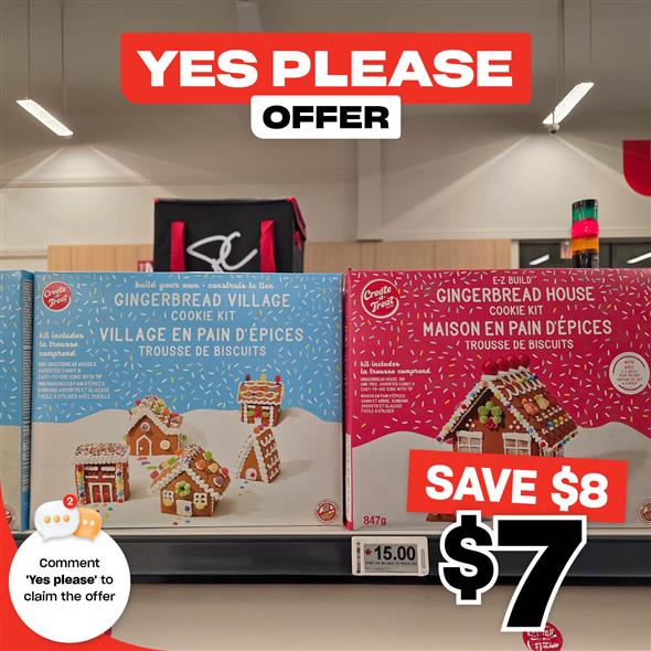 Yes Please Gingerbread House Kit