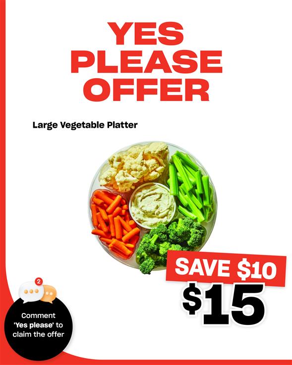Large Vegetable Platter