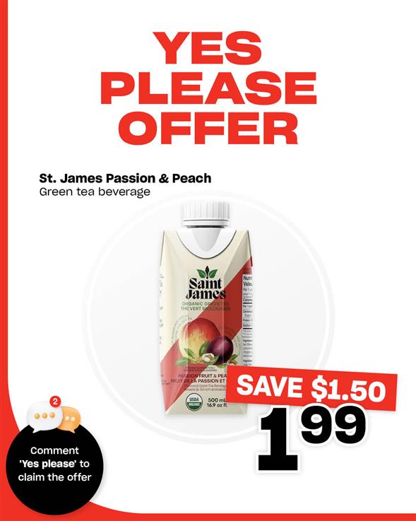 St. James Passion & Peach