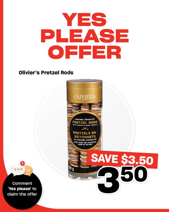 Olivier’s Pretzel Rods