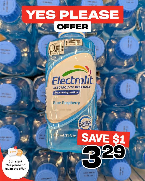 Electrolit Blue Raspberry