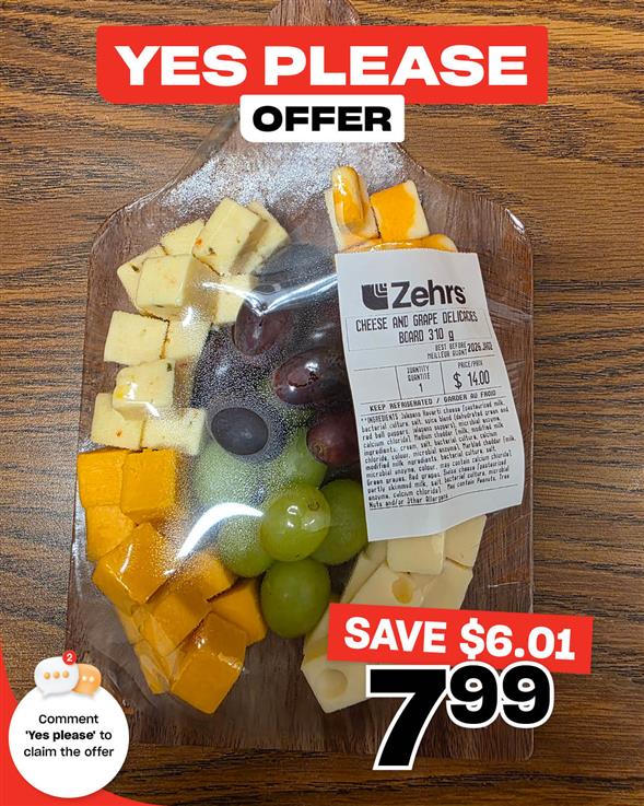 Cheese and Grape Board