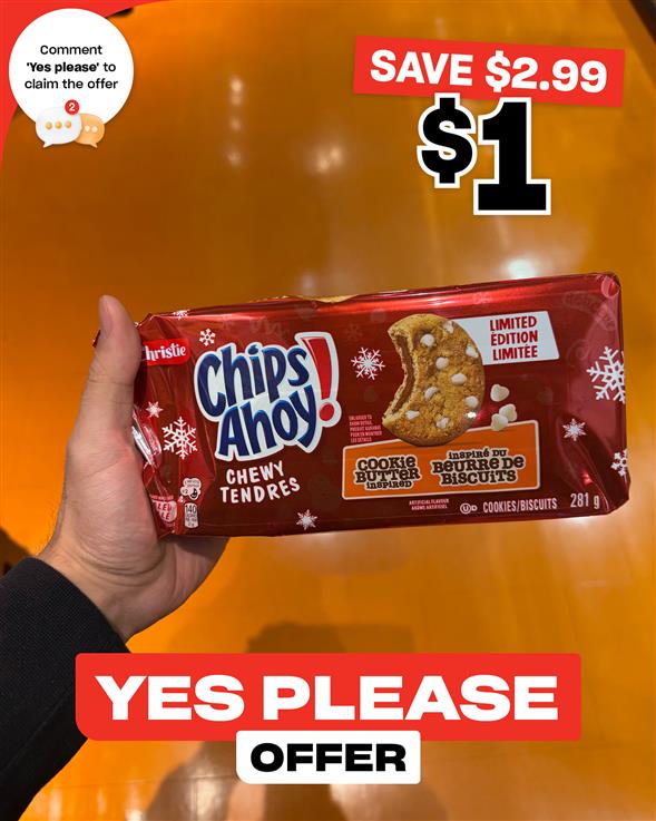 Chips Ahoy Cookie Butter Cookies