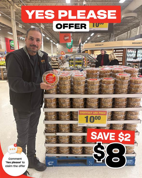 Jumbo Roasted Salted Cashews 1Lb