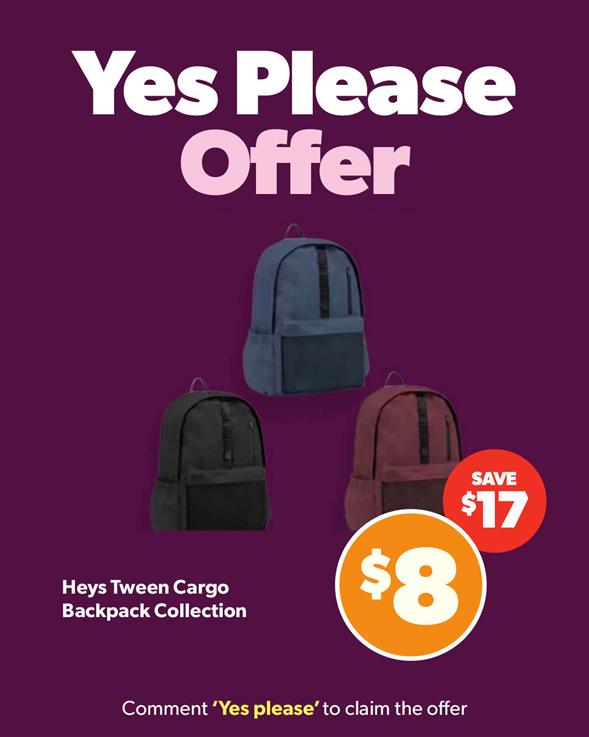 Heys Tween Cargo Backpack Collection