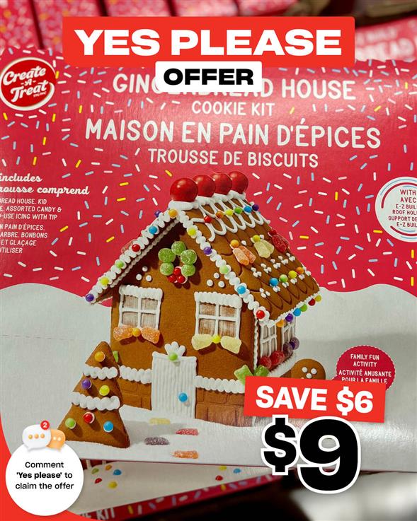 EZ Build Gingerbread House Kit