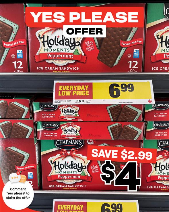 Chapmans Peppermint Sandwiches