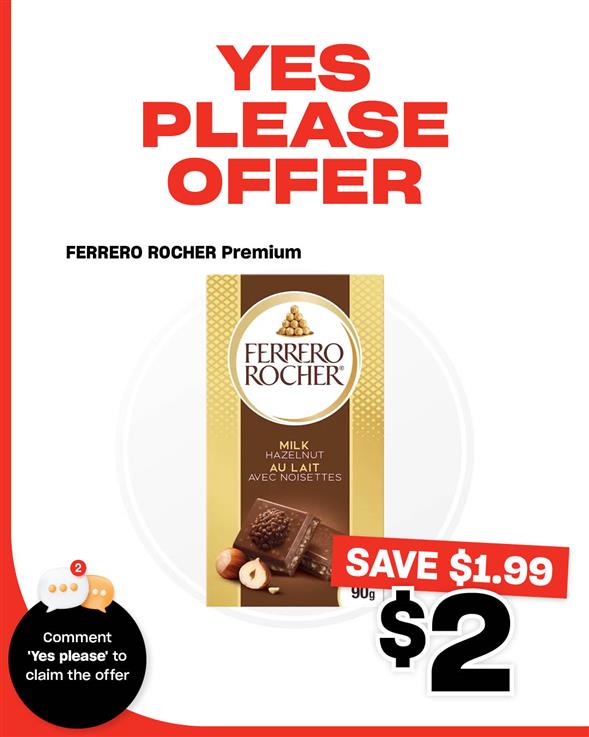 Assorted FERRERO ROCHER Premium Chocolate Bar
