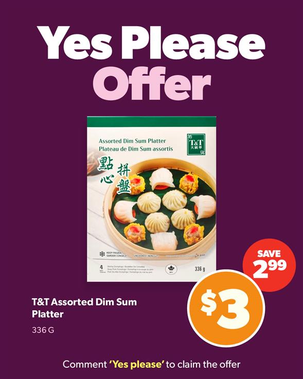 T&T Assorted Dim Sum Platter