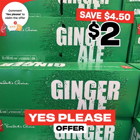 PC 12 Pack Gingerale