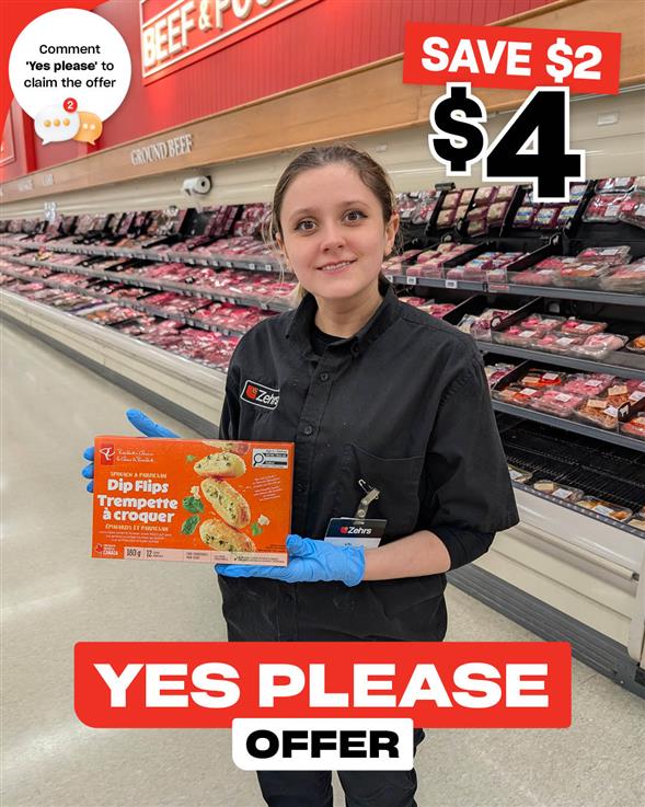 PC Spinach & Parmesan Dip Flips