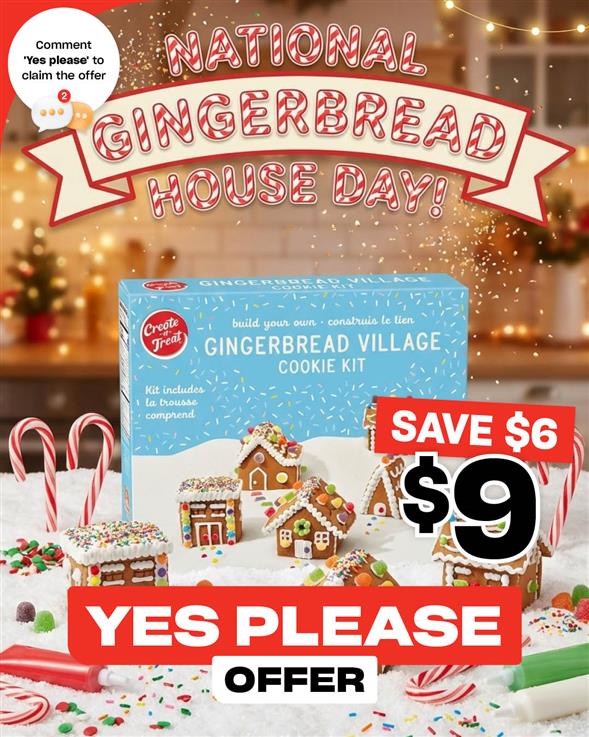 National Gingerbread House Day!