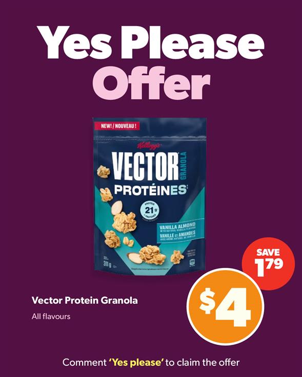 Vector Protein Granola