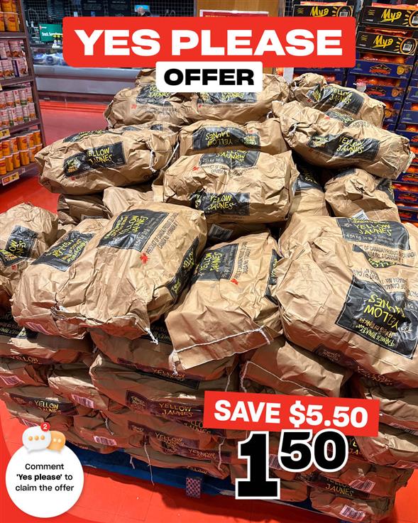 Farmer’s Market Yellow Potatoes 10Lb