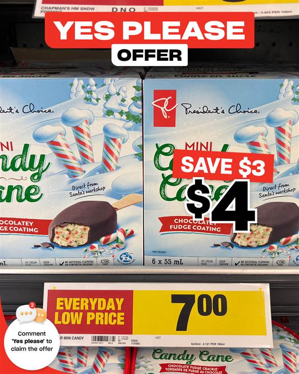 PC Candy Cane Mini Bars