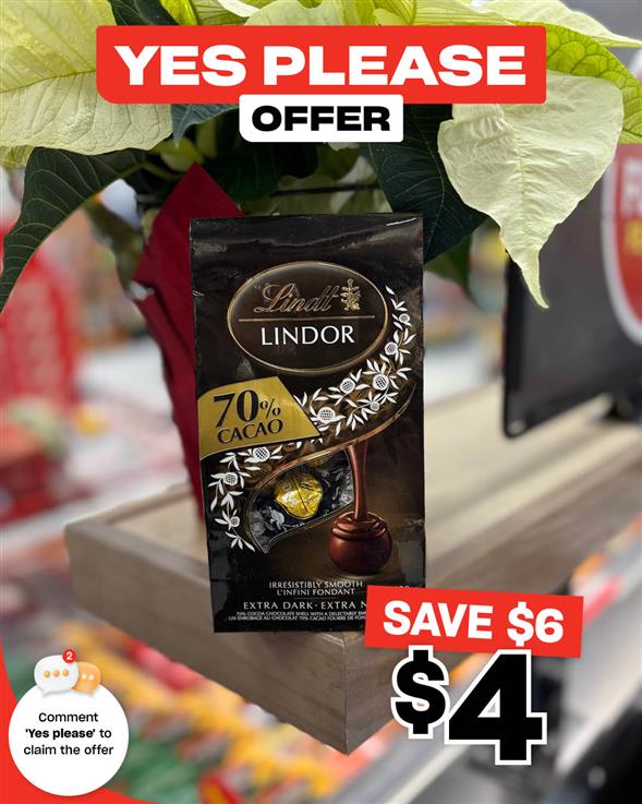 Lindt Chocolate 70%