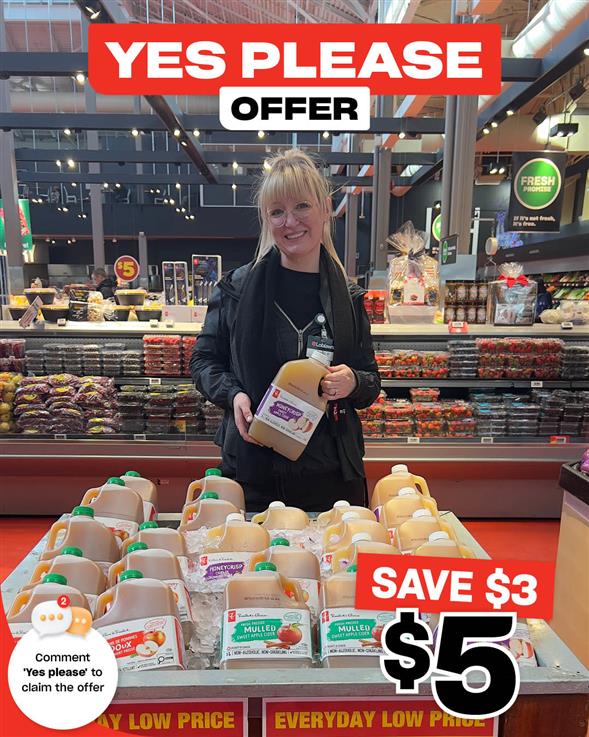 Fresh-Pressed Sweet Apple Cider 3L