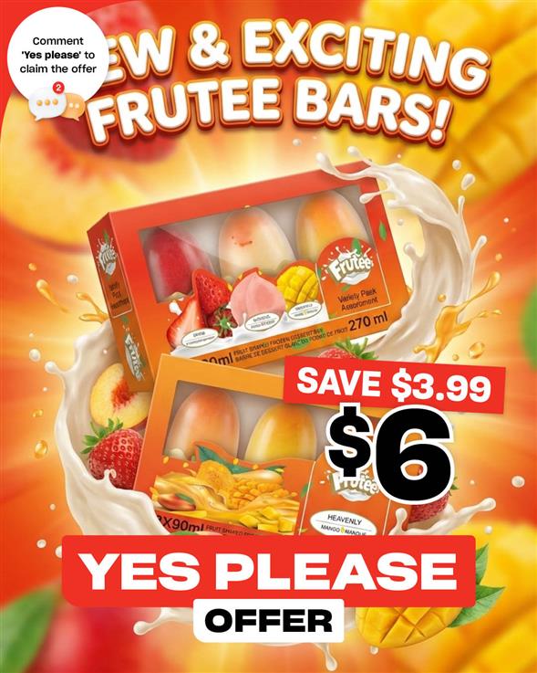 Frutee Bars Have Arrived!