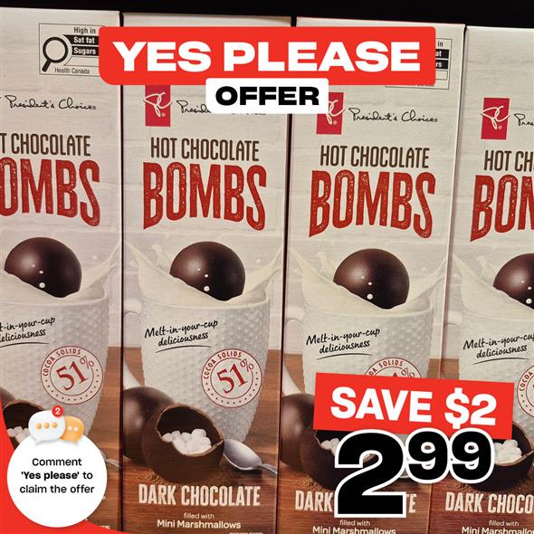 PC Hot Chocolate Bombs