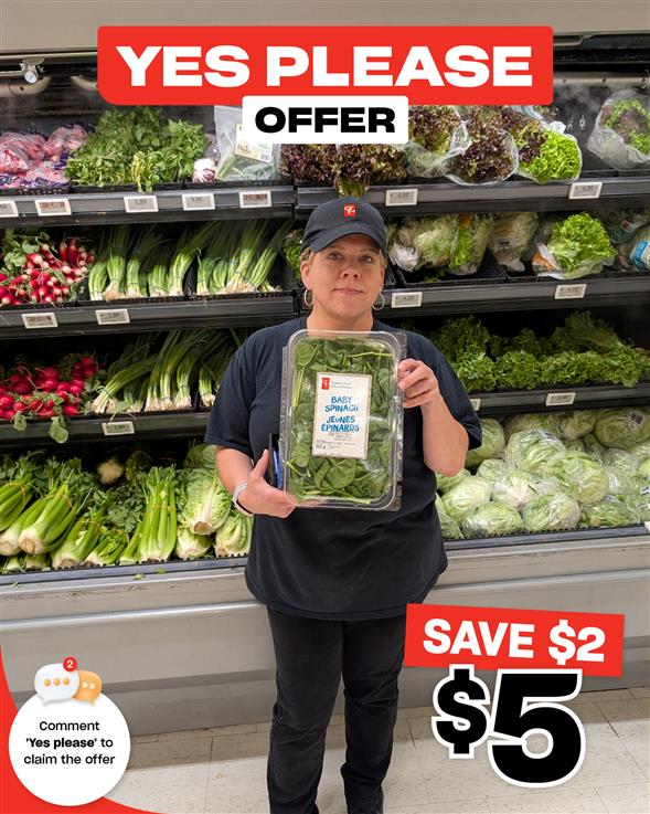 Pc Organic Baby Spinach