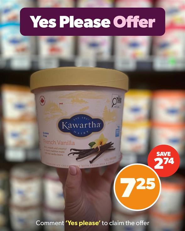 Kawartha ice cream
